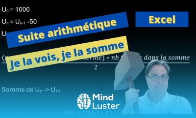 Suites Somme des termes d une suite arithmétique