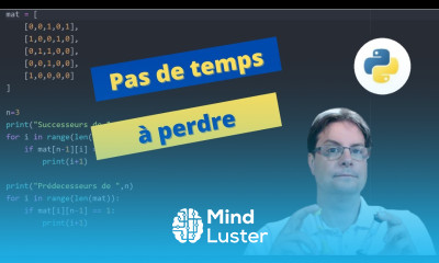Algorithme et mathématiques Graphe et ordonnancement méthode MPM