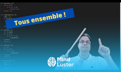 Algorithme et mathématiques Révision sur les ensembles