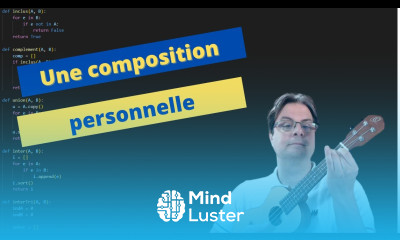 Algorithme et mathématiques Exercice sur les ensembles