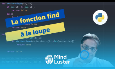 Algorithme à la loupe la fonction find