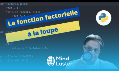 Algorithme à la loupe la fonction factorielle