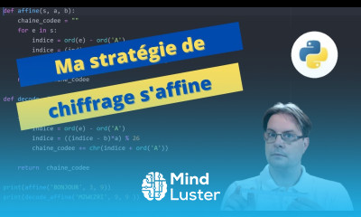 Cryptographie Codage Affine
