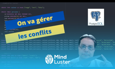 Base de données POSTGRESQL contrainte et conflit