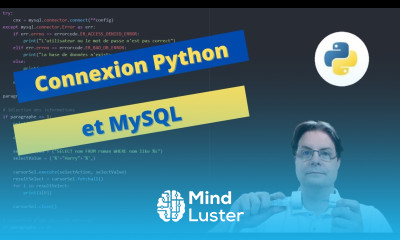 Programmation Python MySQL avec Python