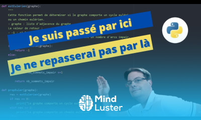 Algorithme sur les graphes Existence de chemin ou cycle Eulérien