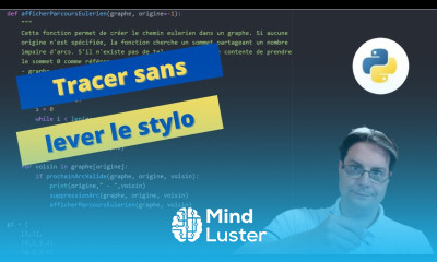 Algorithme sur les graphes Traçage de chemin ou cycle Eulérien Algorithme de Fleury