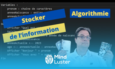 Algorithmie Variables et types de variables