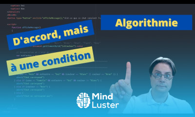 Algorithmie Structure conditionnelle