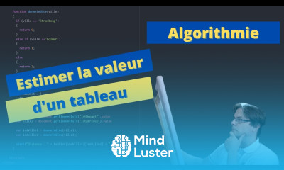 Algorithmie Les tableaux