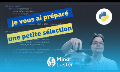 Algorithme de tri Tri par sélection Selection Sort