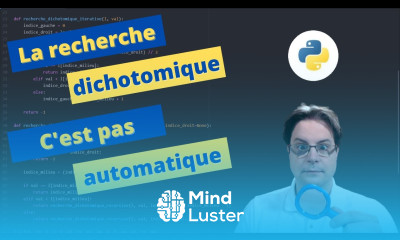 Algorithme de tri Recherche dichotomique