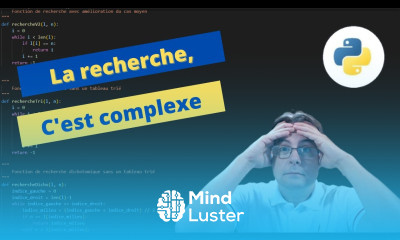 Algorithme de tri Complexité de la recherche