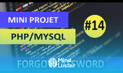 Apprendre PHP Mini projet 14 Mot de passe Oublié PHPMailer Composer Gmail