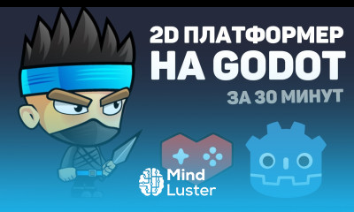 Создание 2D платформера в Godot за 30 минут Изучение движка Godot