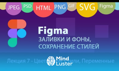 Figma ч3 Задание цвета выбор фона цвет градиент картинка Создание стилей и переменных