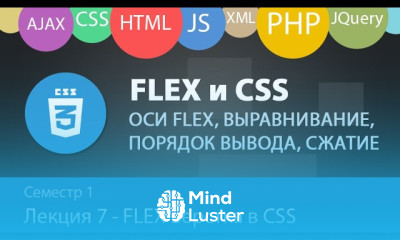 Лекция 1 7 Web Flex верстка в CSS Модель Flexbox на HTML страницах