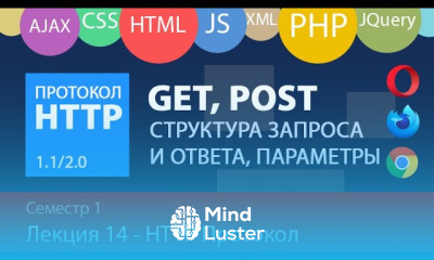 Лекция 1 14 Web Протокол HTTP структура команд методы Get Post Head