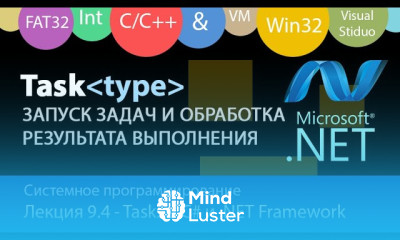 Tasks в С создание параллельных задач Асинхронное ожидание завершения задач