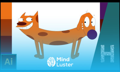 Котопес в Adobe Illustrator