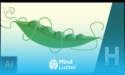 Простой стручок гороха в Adobe Illustrator