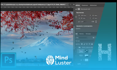 Adobe Photoshop Основы замена неба заливка с учётом содержимого