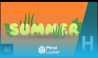 Summer в программе Adobe Illustrator