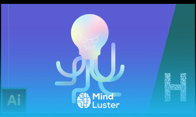 Логотип осьминога золотым сечением в Adobe Illustrator Часть 2