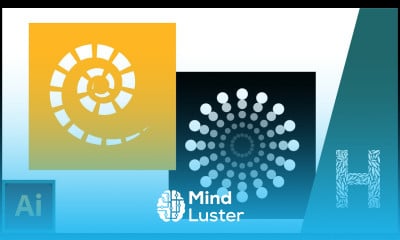 Логотипы из линий спиралей и эллипсов в Adobe Illustrator