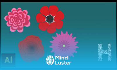 Пиктограммы цветков в Adobe Illustrator