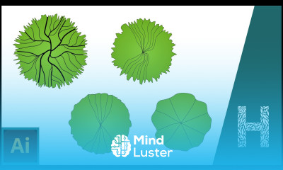 Пиктограммы деревьев в Adobe Illustrator