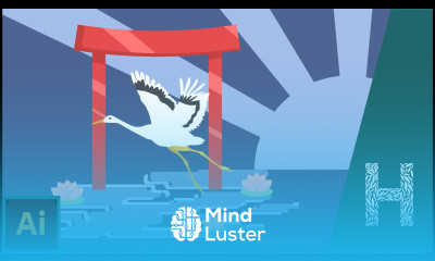 Adobe Illustrator Основы Японская иллюстрация