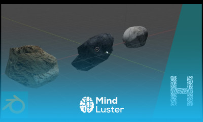 Природные камни в Blender