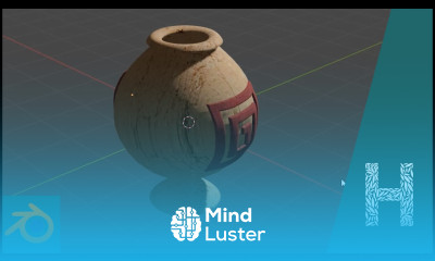 Амфора с узором в Blender