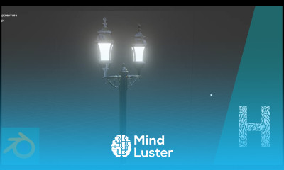 Ажурный фонарь в Blender