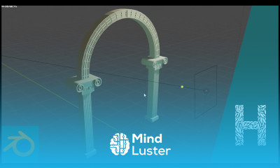 Резная арка в Blender