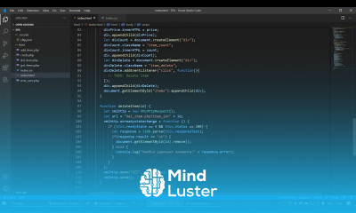 15 урок Пишем обработчик для удаления элементов