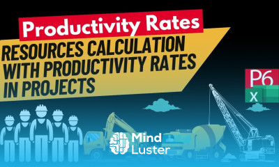 Resources Calculation with Productivity Rates in Projects at all Industries Assign in Primavera P6