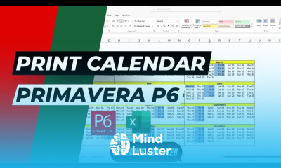 How to Print Calendar from Primavera P6 By Using Schedule Analyzer