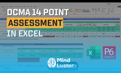 DCMA 14 Point Assessment Project Schedule Quality Analysis by using Primavera P6 Schedule Analyzer