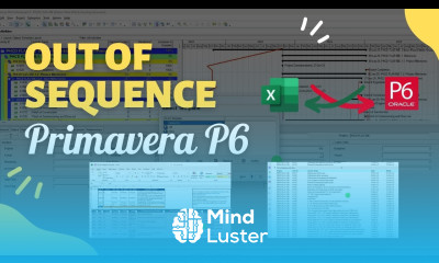 Filter and Remove Out of Sequence Activities in P6 Trace and Solve Out of Sequence in Primavera P6