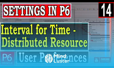 Interval for Time distributed data Resource Analysis settings in Primavera P6 User Preferences