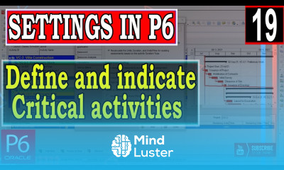 Define and indicate critical activities settings in Primavera P6 Total Float less Longest Path