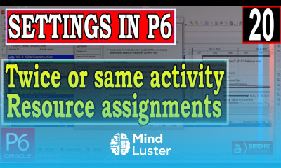 Twice or same resource assignments settings in Primavera P6 Resources Explained