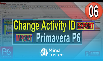 How to Change Activity IDs by Export and Import Primavera P6 Simple Easy and Fast Method Tips