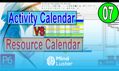 Primavera P6 Difference Between Activity Calendar and Resource Calendar Change Calendar Tips