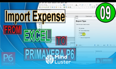 Import Project Expense cost in Primavera P6 from Excel file Load Expense in Project load Actuals