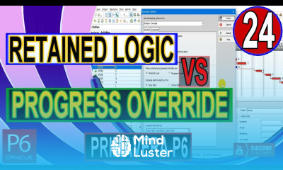 Difference Between Retained logic and Progress Override in Primavera P6 Progress Update schedule