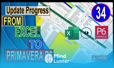 How to update progress from excel to Primavera P6 Beginners tutorial update duration percent