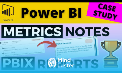 How to Add METRIC Check in NOTES As Narratives in POWER BI REPORTS